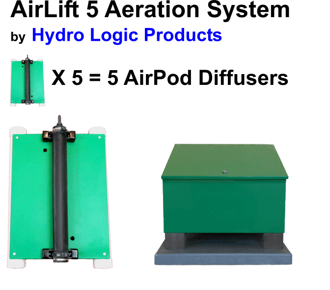 AirLift 10 High Flow Lake Aerator - Hydro Logic