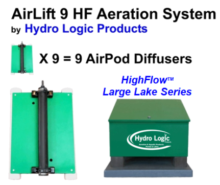 AirLift 10 High Flow Lake Aerator - Hydro Logic